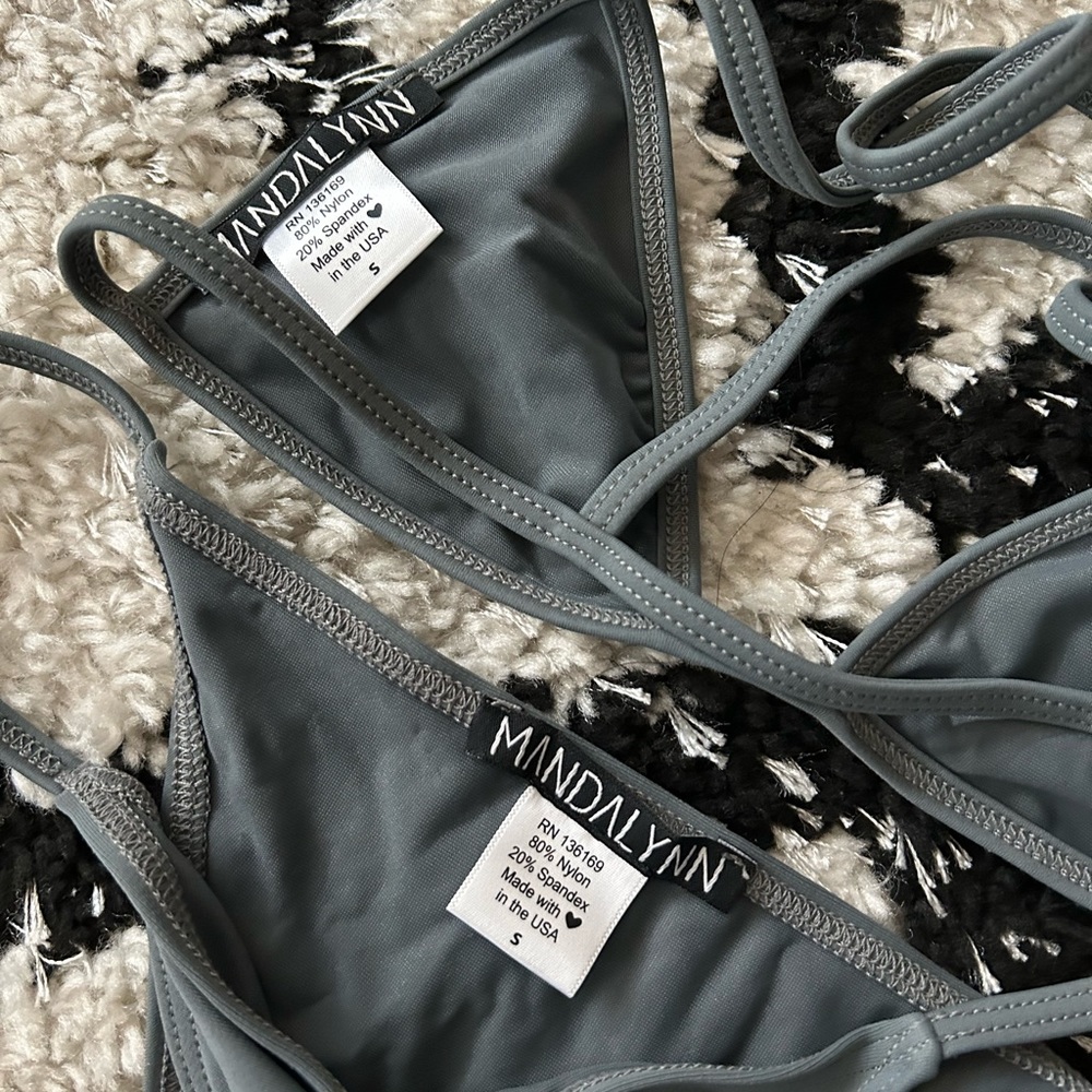 Mandalynn Swim String Triangle Set - image 1